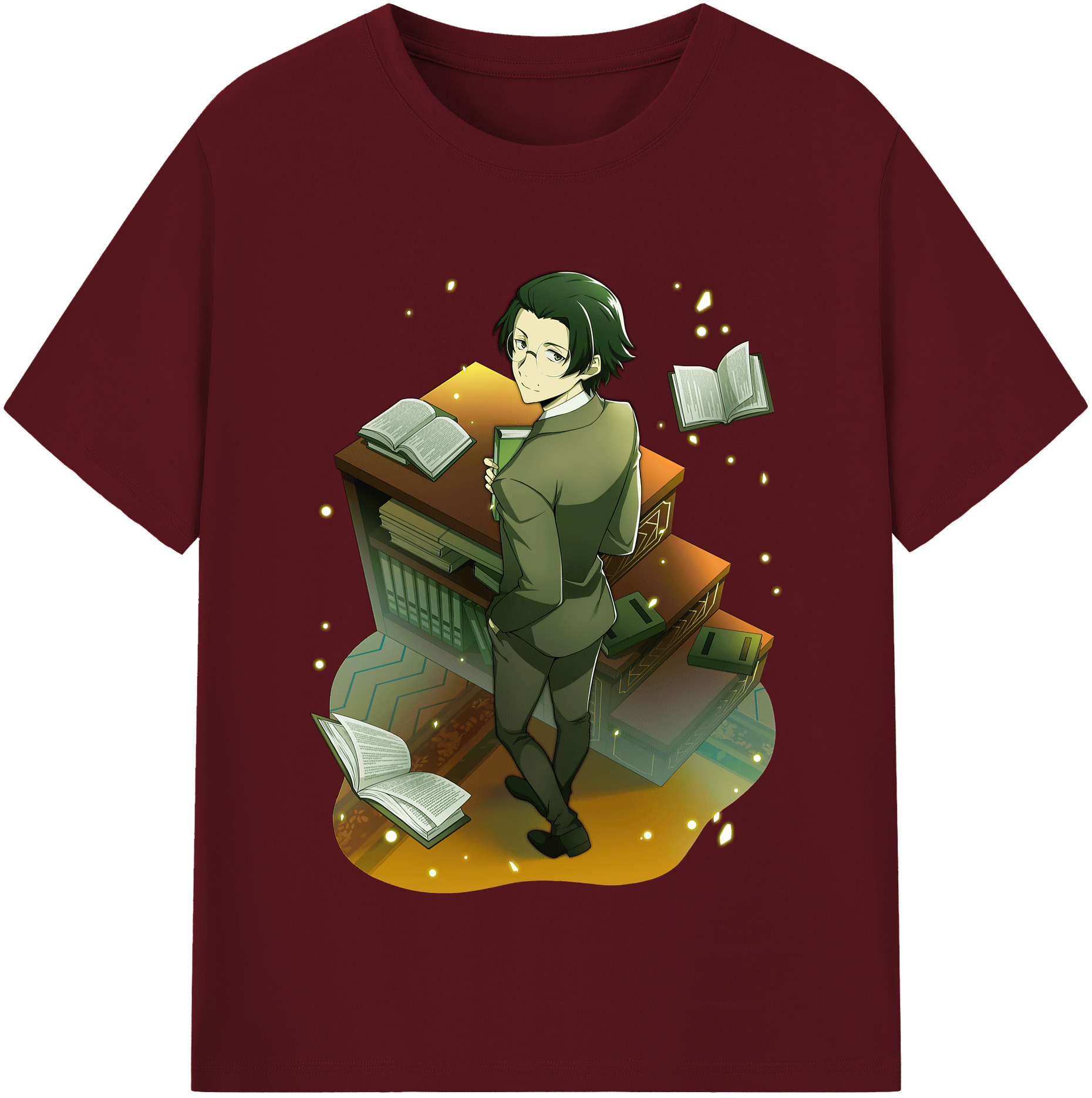 （画像用） 文豪ストレイドッグス Bungo Stray Dogs 綿100％半袖Tシャツ（フロントプリント）